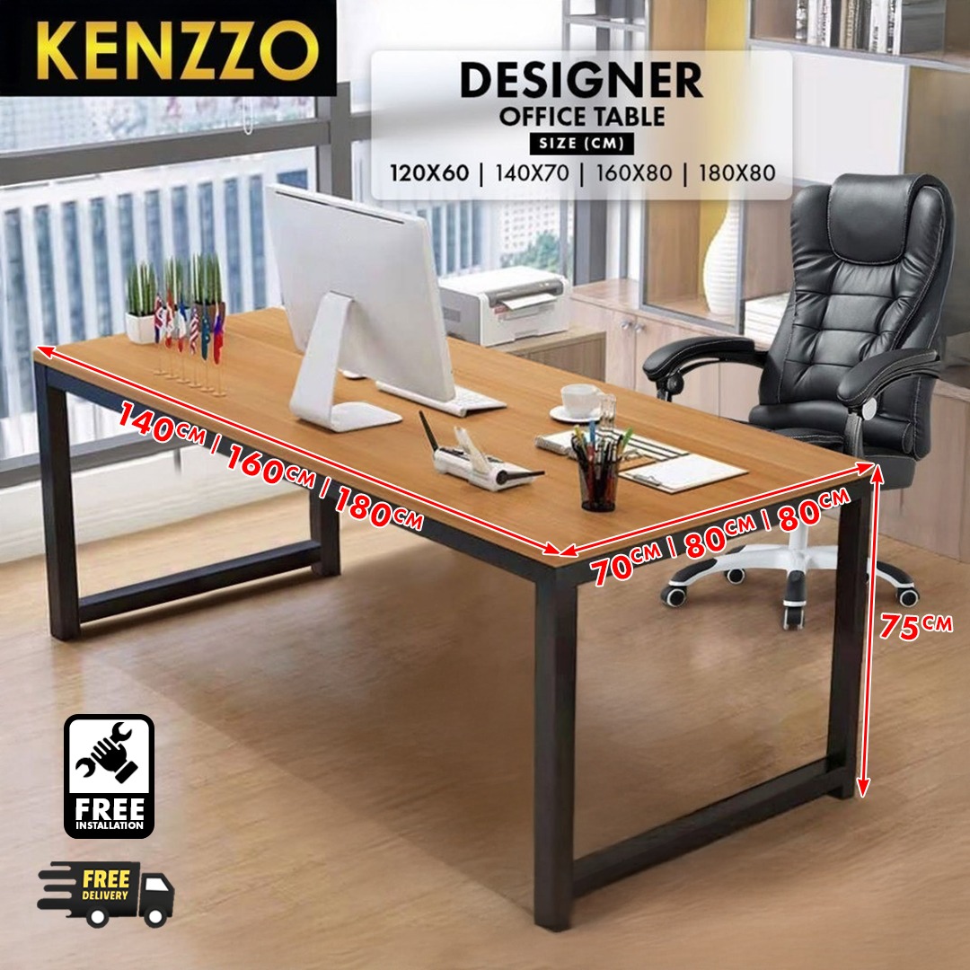 Free Shipping & Installation ! KENZZO: Office Table/Computer Table ...