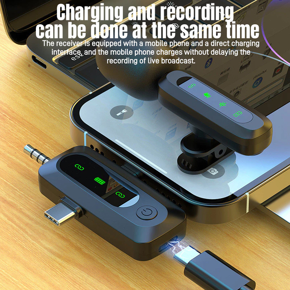 SG SELLER🔥】Wireless Lavalier Microphone for Phone/Camera/Computer ...