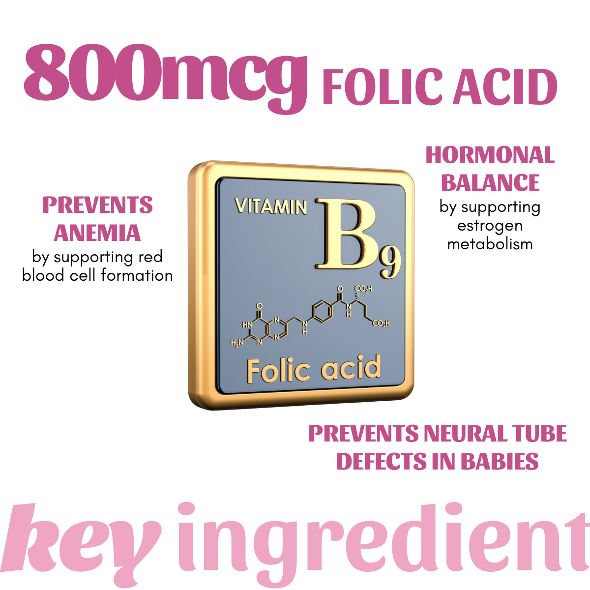 Elevit, Pre-conception & Pregnancy Multivitamin, High Folic Acid, Iron ...