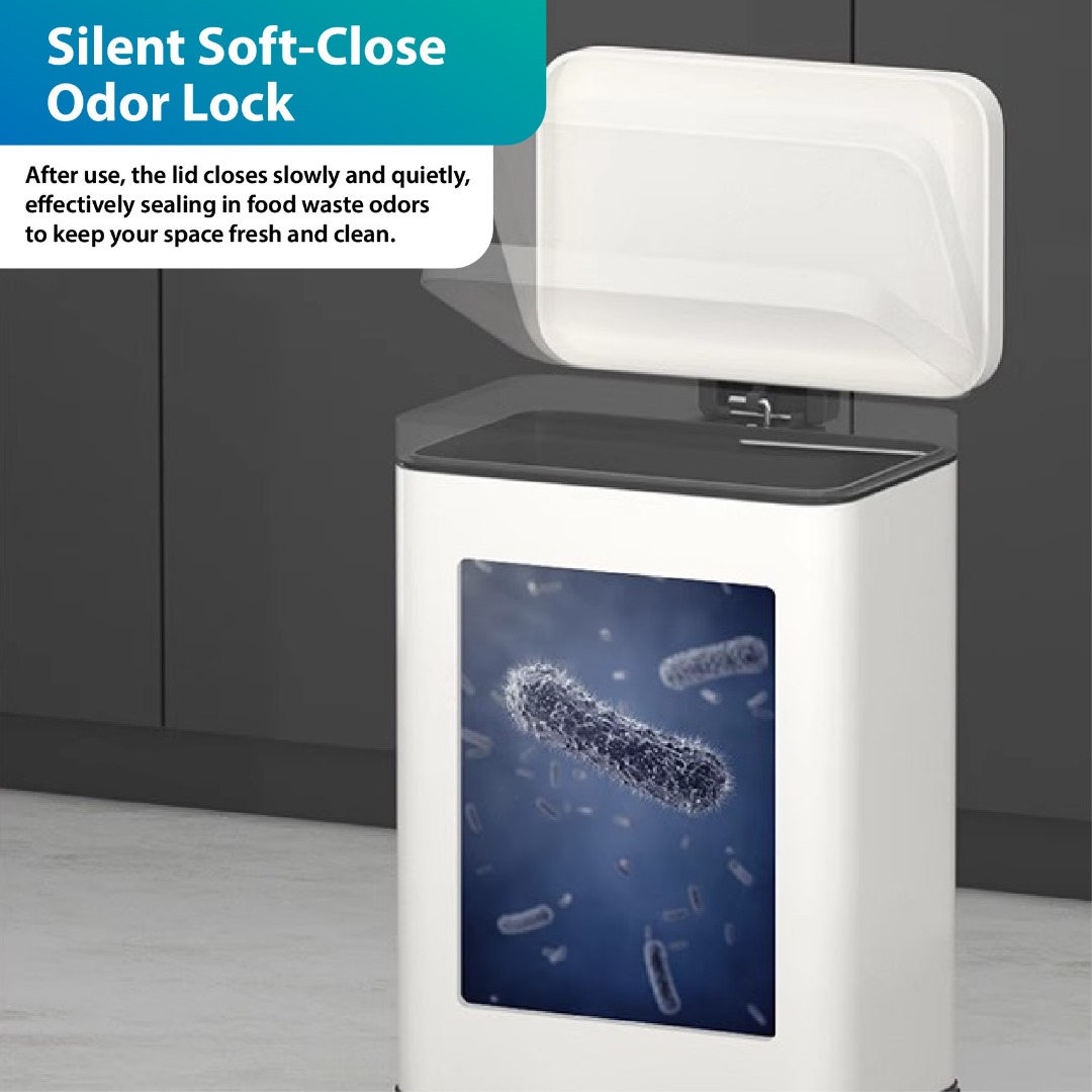 [SG STOCK] Stainless Steel Pedal Dustbin | Soft Close Lid Trash Bin ...