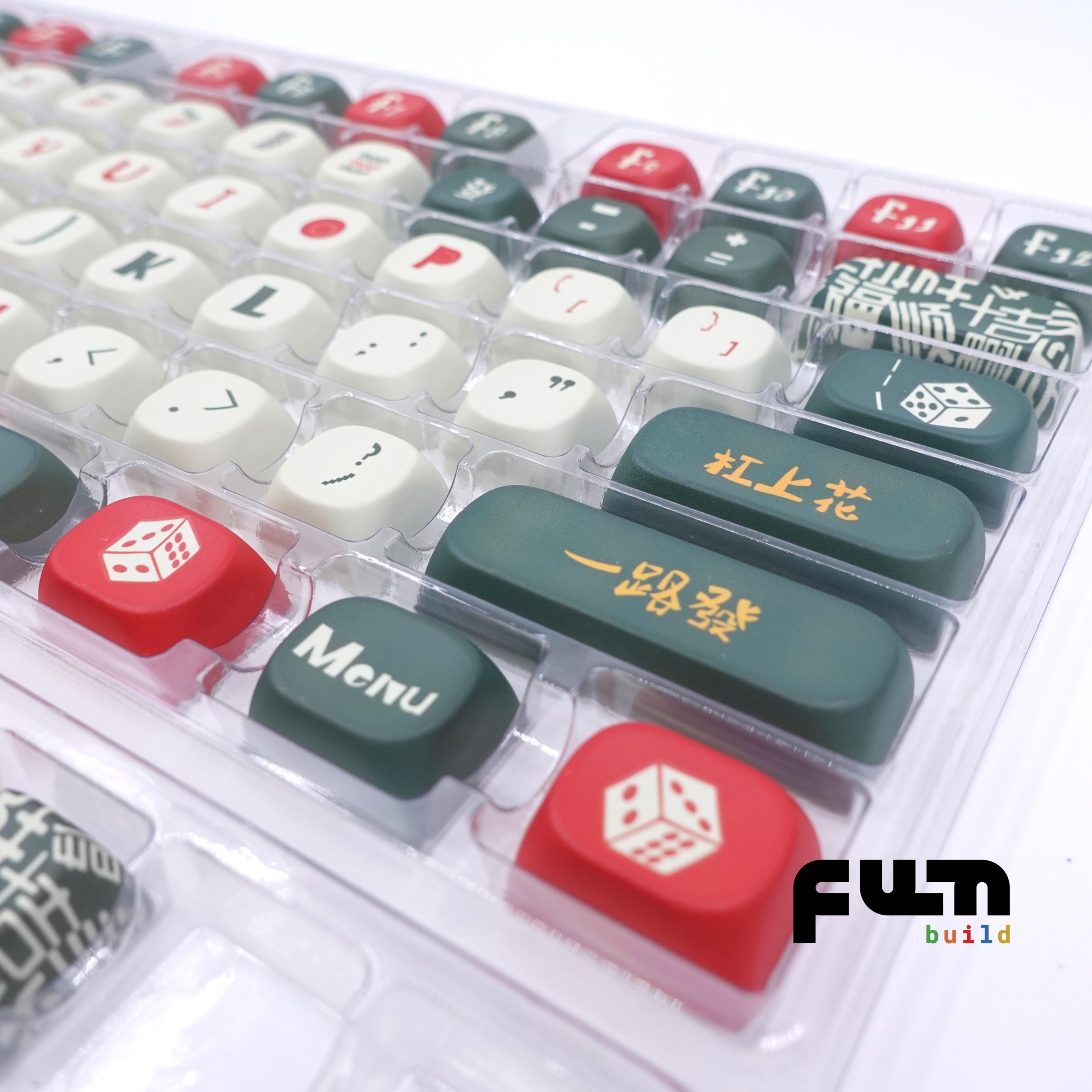 [MAHJONG Keycaps][MOA Profile] Dye Sublimation Printed 129 Keys for ...