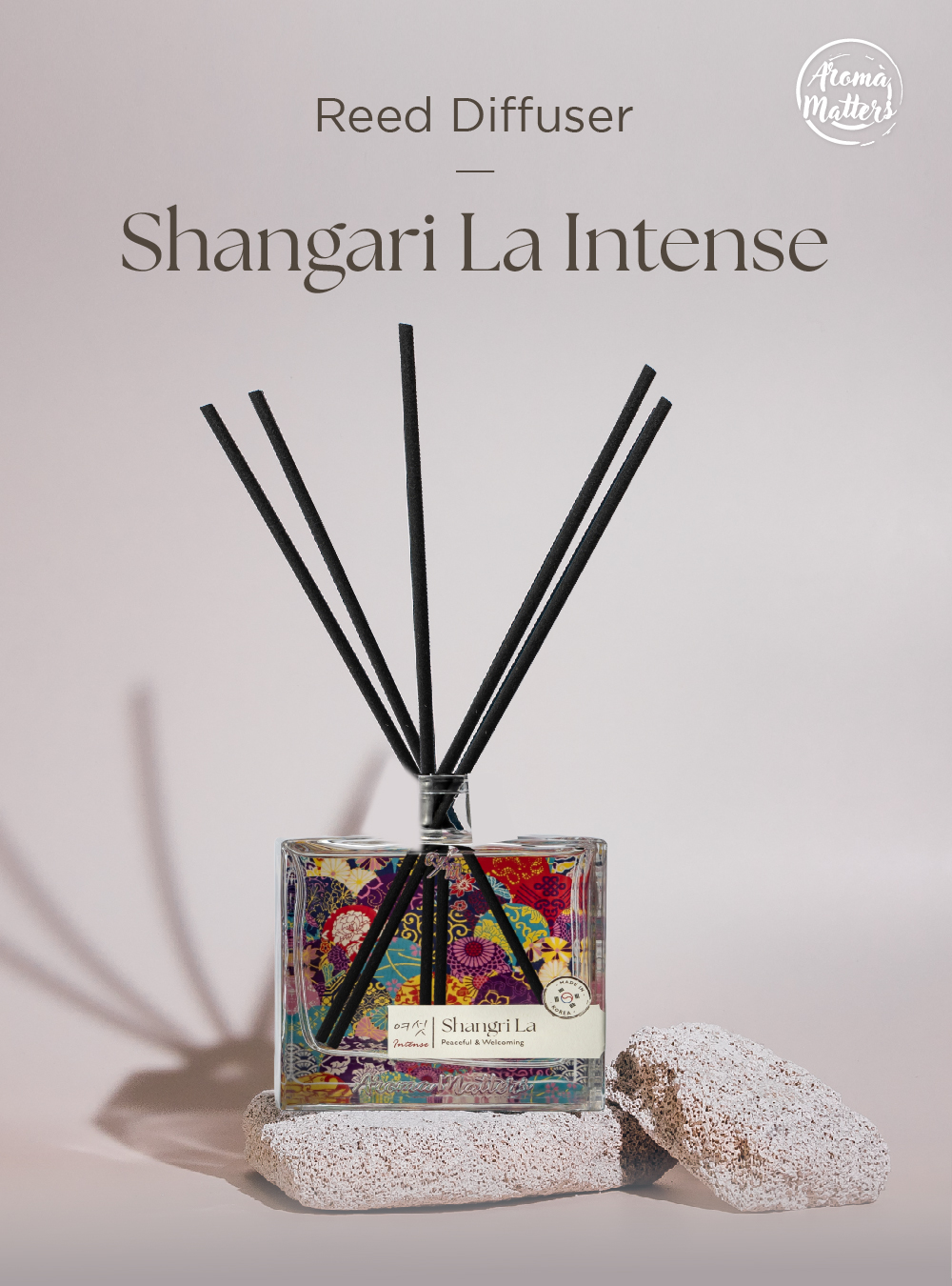 Aroma Matters Shangri La INTENSE Reed Diffuser Made In Korea 120ml and ...