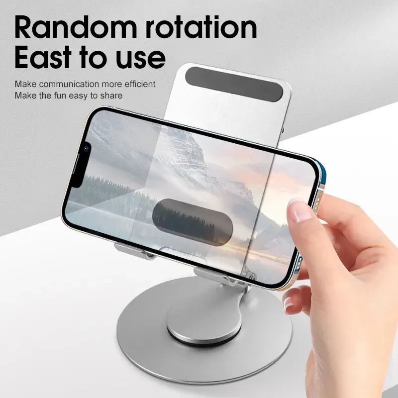360° Rotating Phone Stand Adjustable Portable Phone Holder | Shopee ...