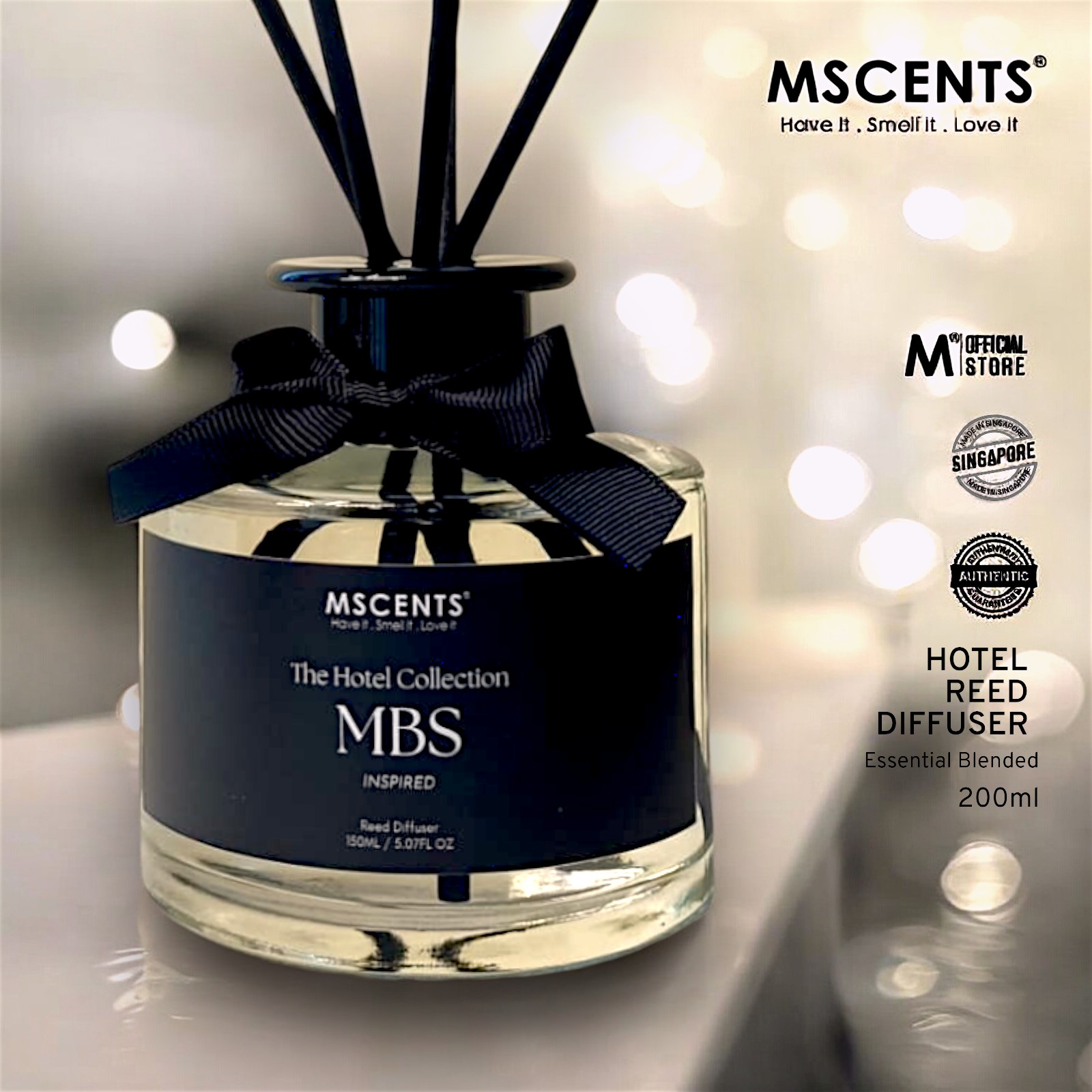 Reed Diffuser Premium Hotel 235ml, Luxury Quality. Office, Rooms ...