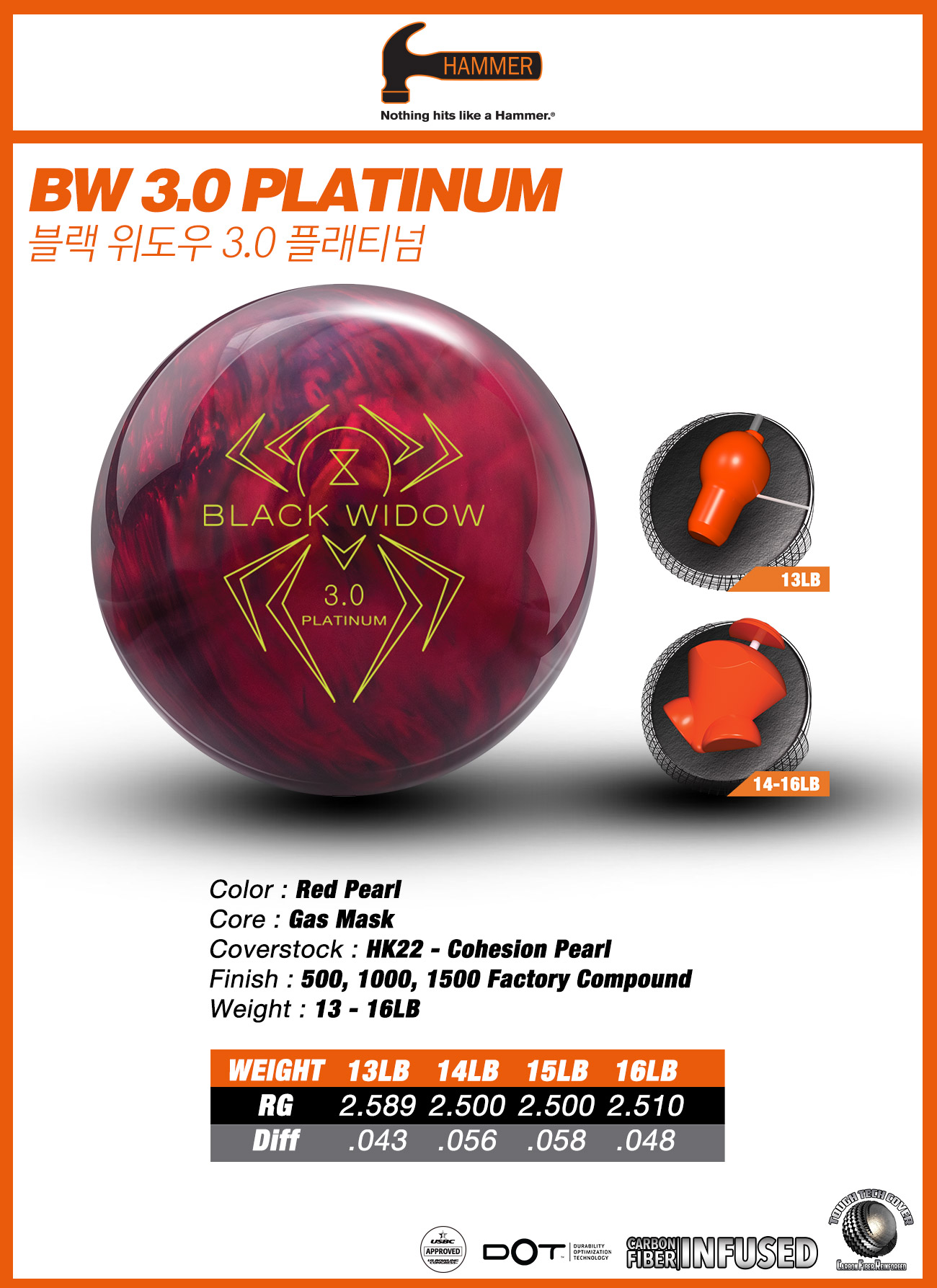 ボール BLACK WIDOW3.0 Black Widow 3.0 | Essentialequipment