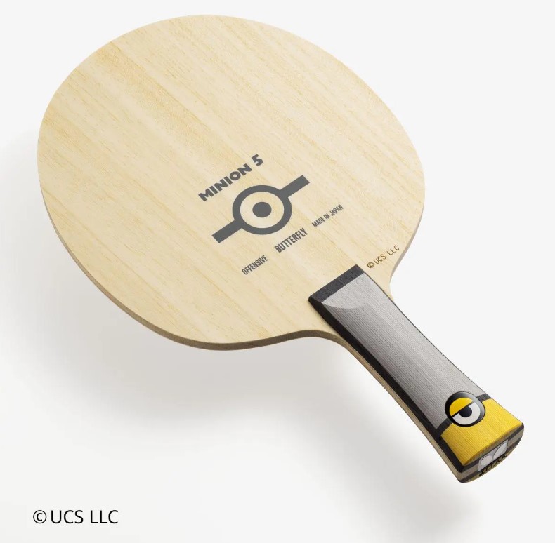 Butterfly x Minions Japan Limited Edition Table Tennis Racket Bat ...