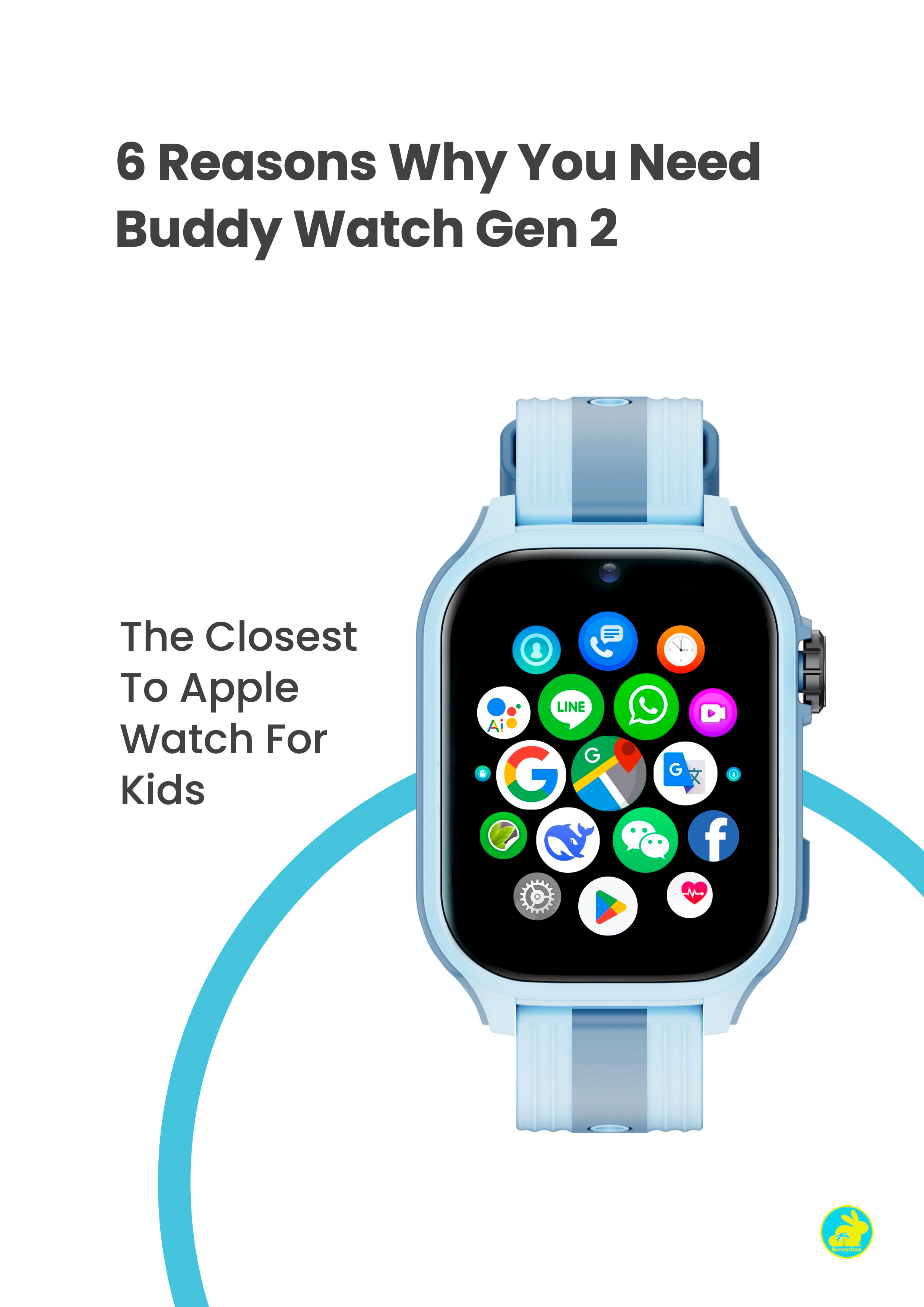 【Buddy Watch】🔥2026 New AI Kids Smart Watch Phone 4G Whatsapp🔥Video Call ...