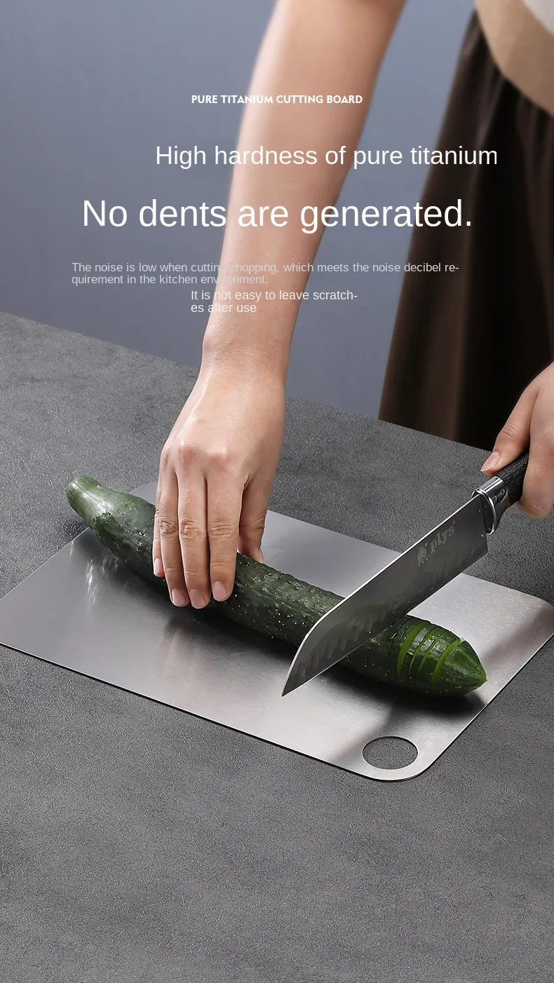 Portable Titanium Chopping Blocks for Camping and Home Kitchen ...