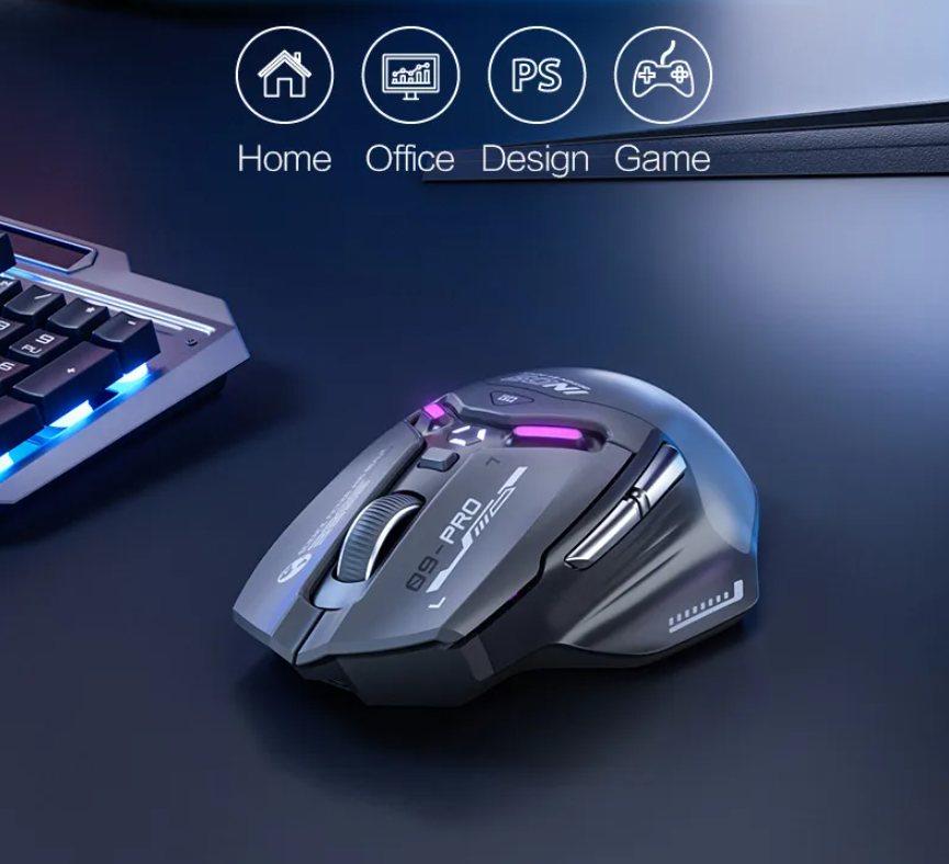 inphic IN9 pro Gaming Mouse Wireless/Wired/Bluetooth5.0 Tri-mode ...