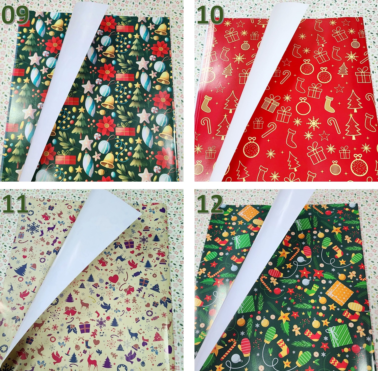 [5 Sheets Bundle] [WRP 29] Wrapping Paper | Gift Wrapper | Christmas ...