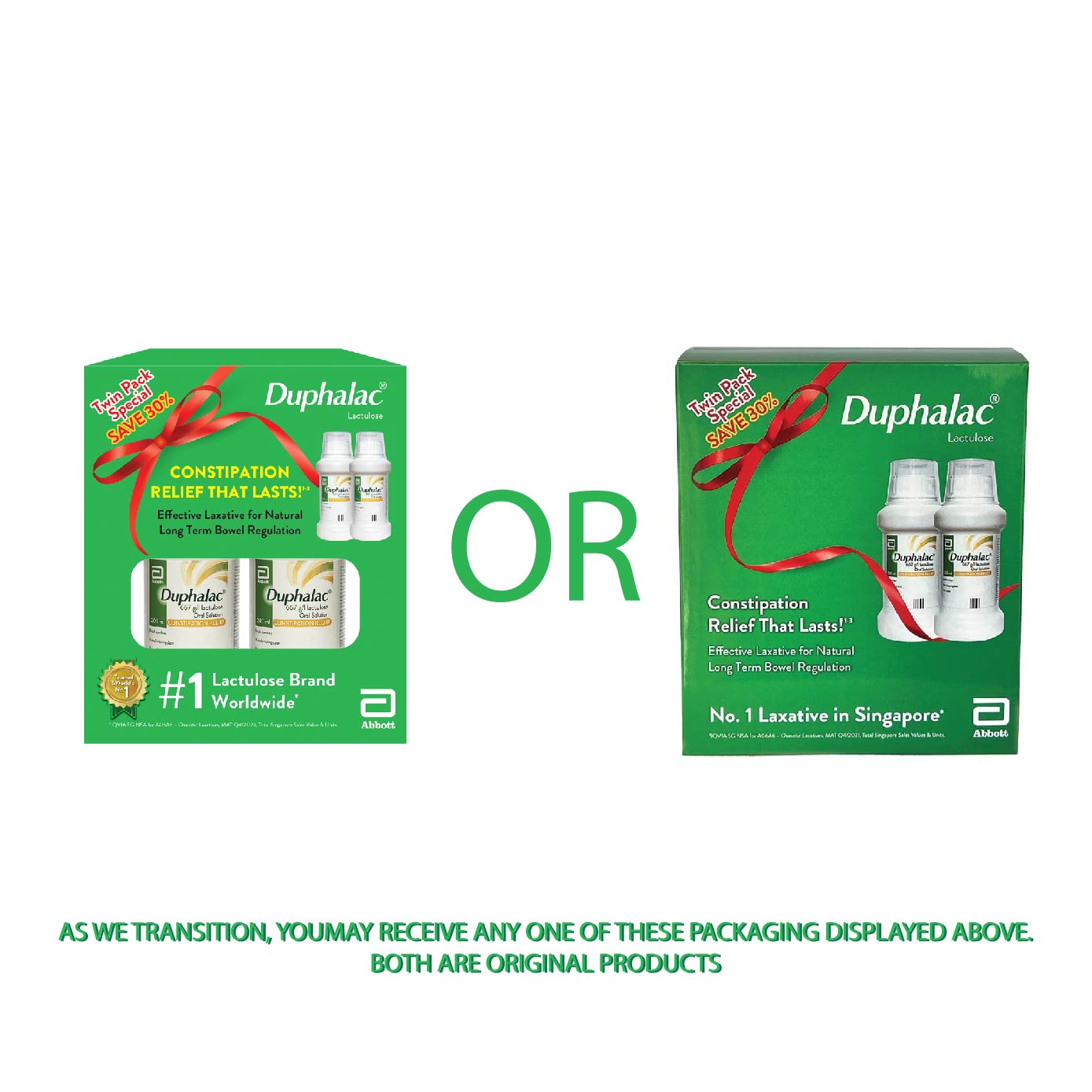 Duphalac Lactulose Oral Solution Twin Packset 200ml x 2s | Shopee Singapore