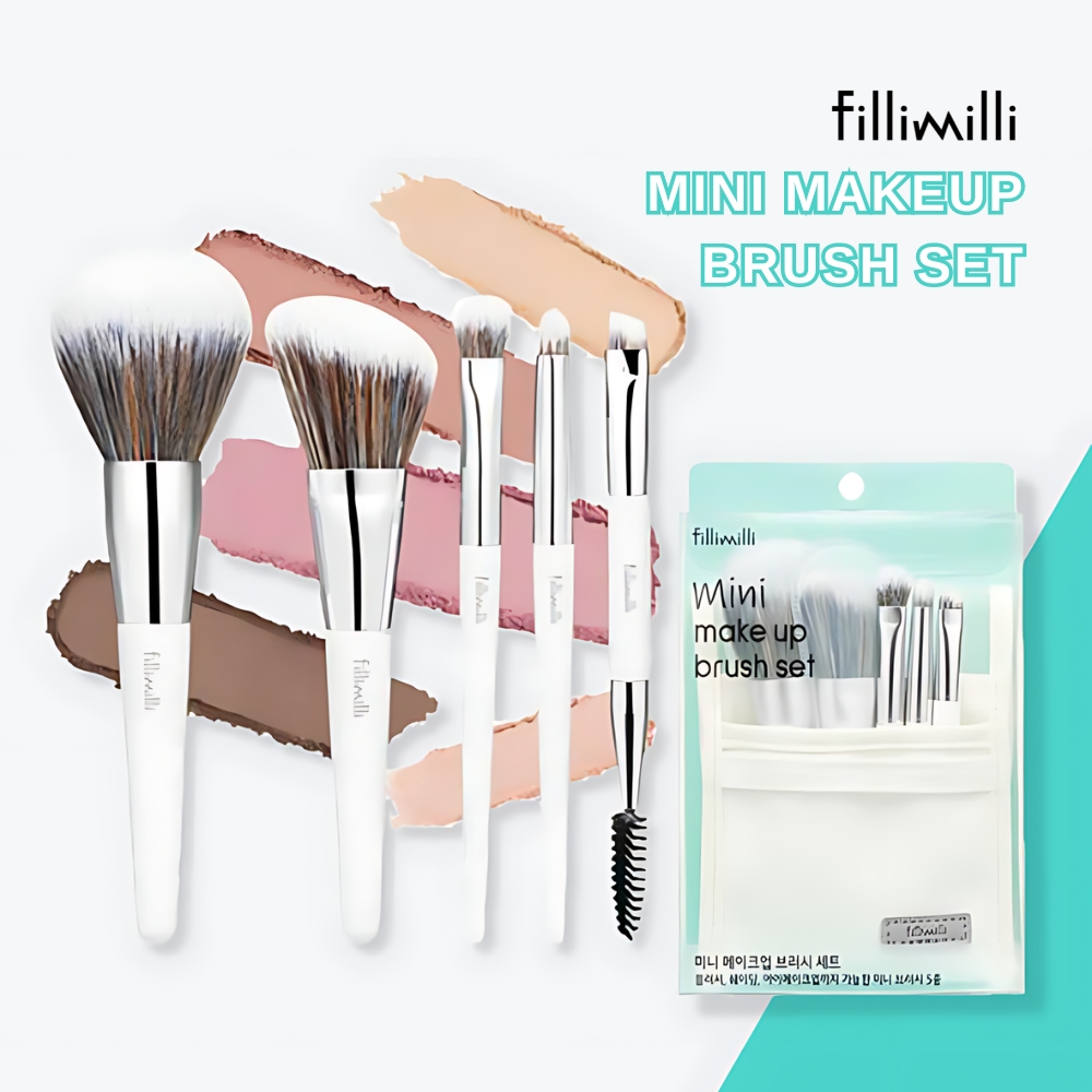 Fillimilli Olive Young Makeup Mini Brush SET (5 PCS) | Shopee Singapore