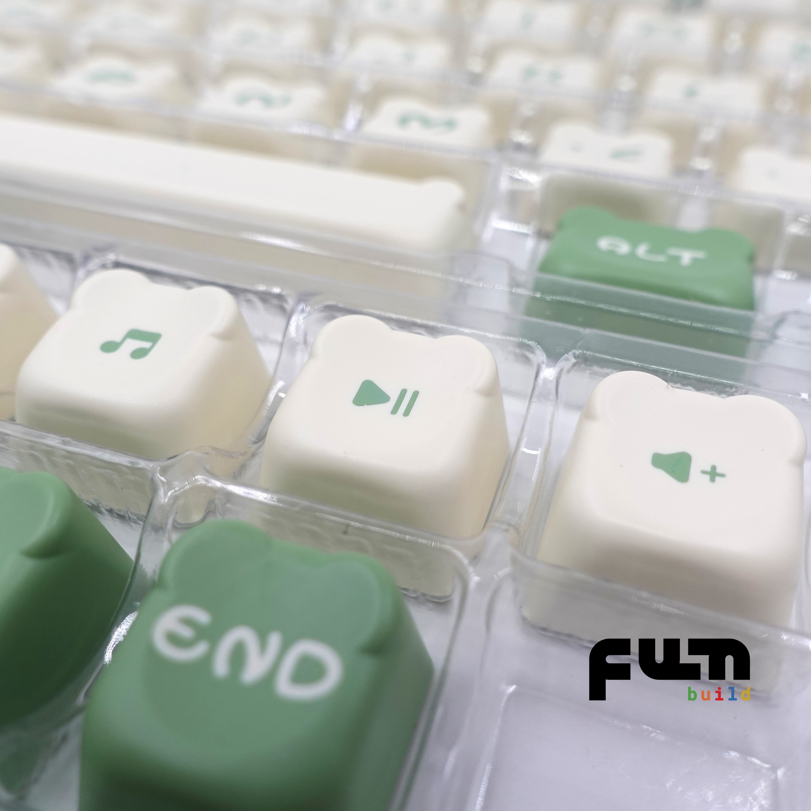 [AKKO Bear Keycaps][OEM Profile] Double-Shot Injection 122 Keys for ...