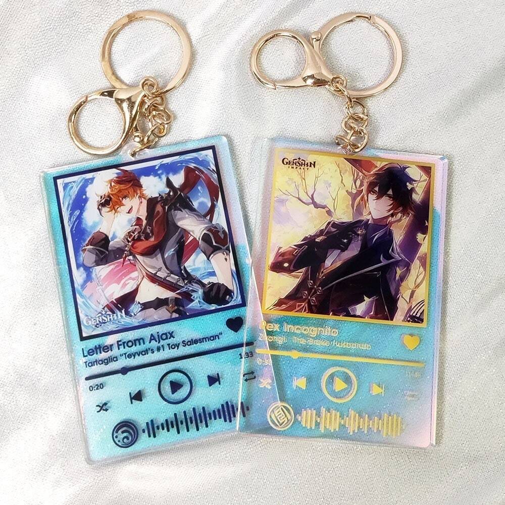 Genshin Impact Merch Childe Set Genshin Tartaglia Genshin Keychain ...