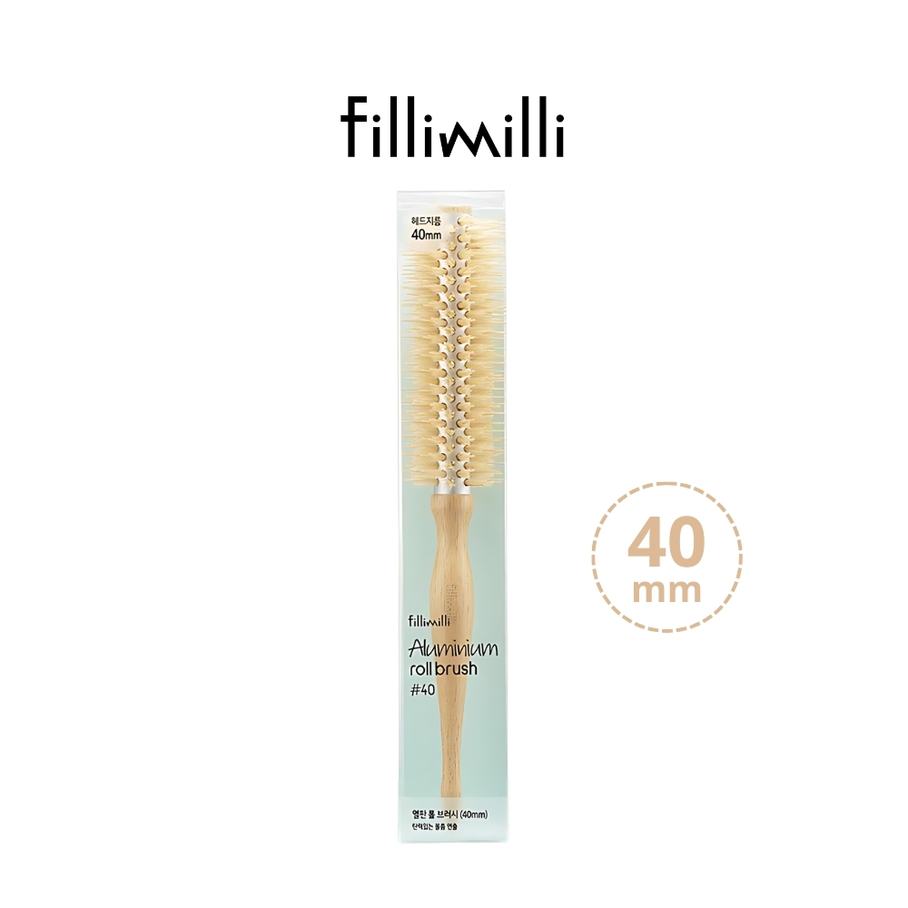 Fillimilli Olive Young Aluminium Root Volume Roll Brush (40mm/50mm/65mm ...