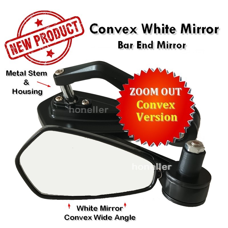 Convex bike mirror sale