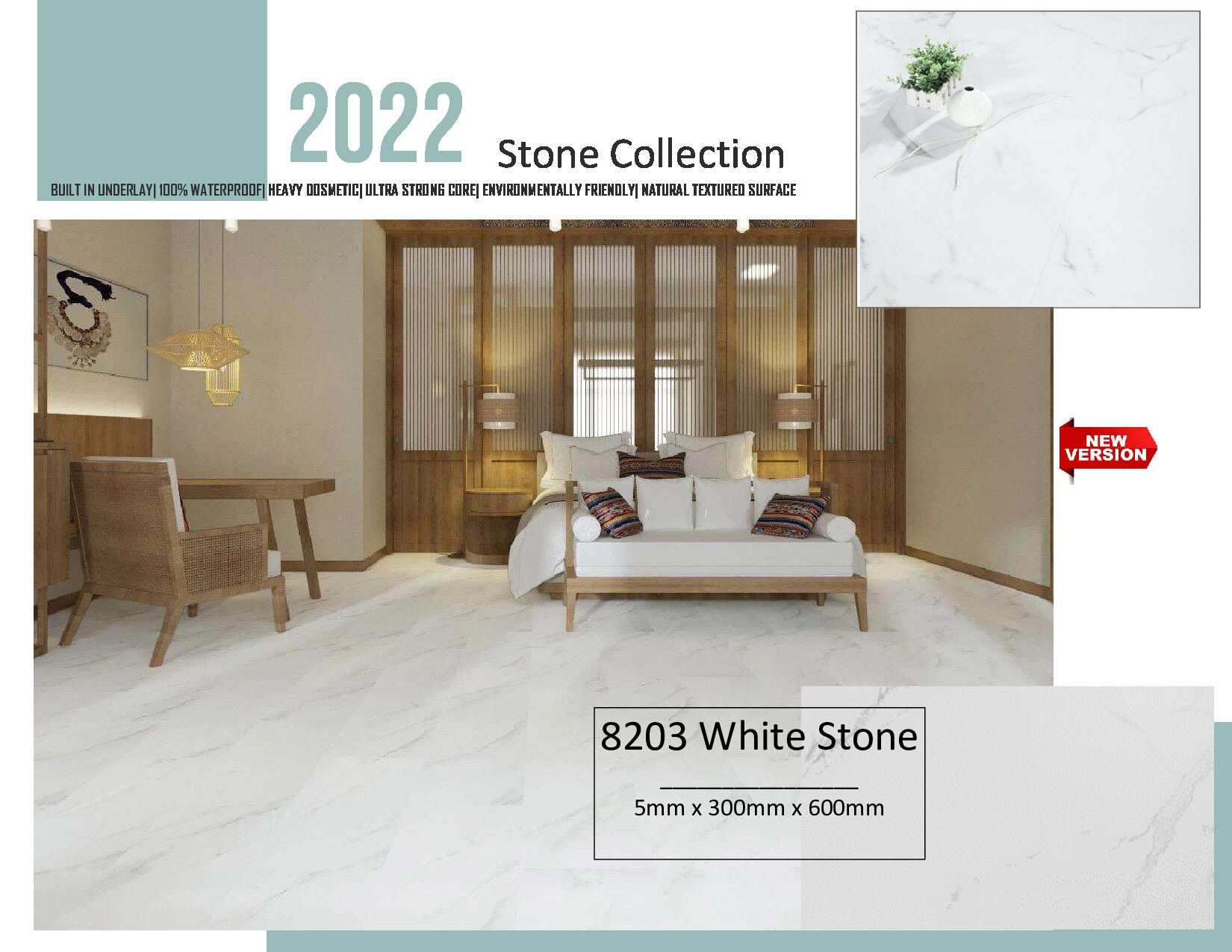 [SG SELLER] Marble & Gigantic Stone Vinyl Series LVT (per Square Foot