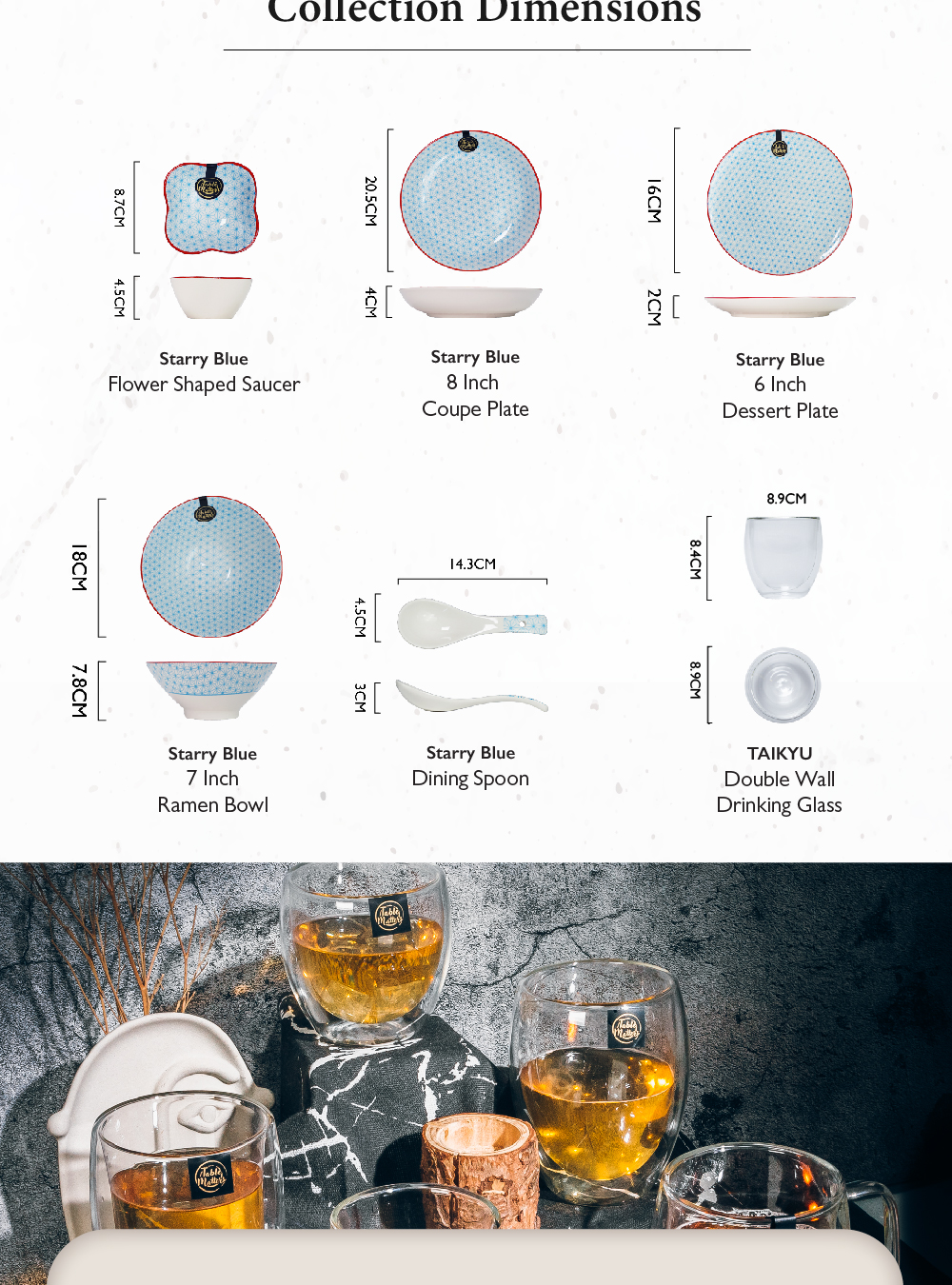 Table Matters - Starry Blue 12PCS Dining Set -Worth SGD 105 [ Plate ...