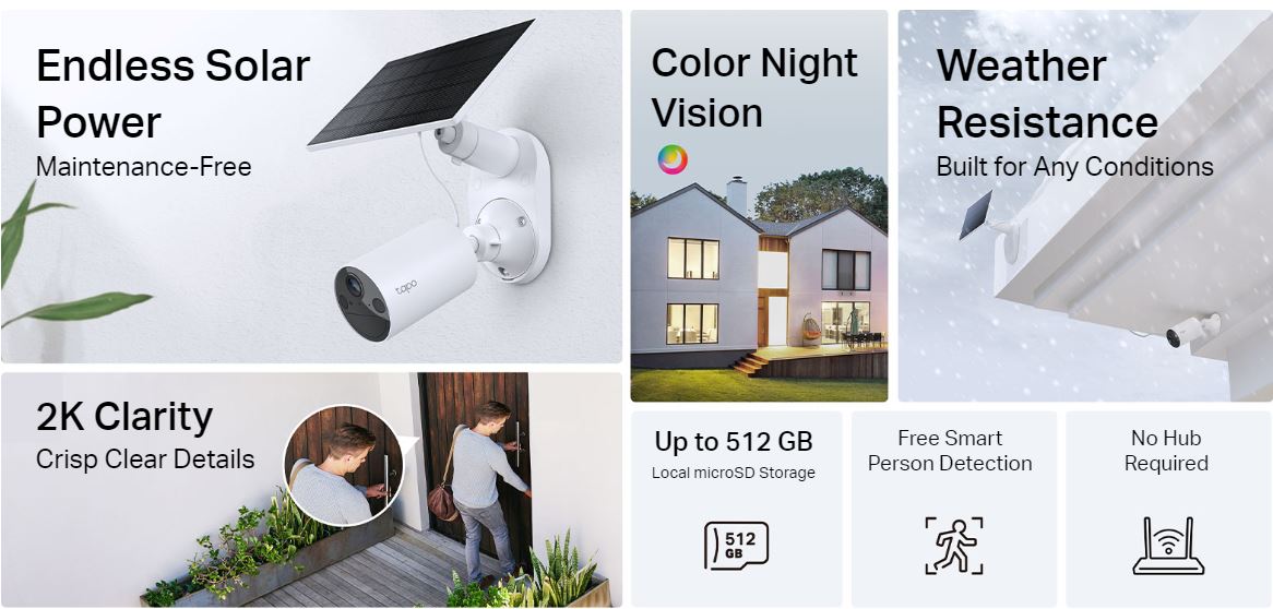 TP-Link Tapo TC82 Kit Solar-Powered Security Camera | Shopee Singapore