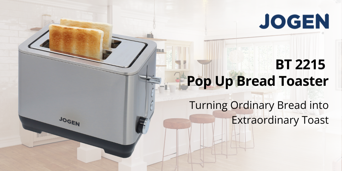 JOGEN BT 2215 XL Toaster for 2 Slices with Browning Control & Warming ...