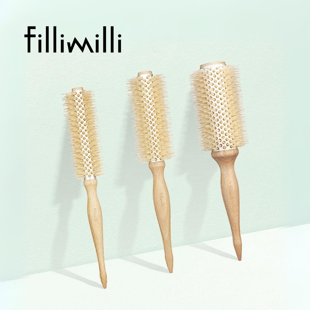 Fillimilli Olive Young Aluminium Root Volume Roll Brush (40mm/50mm/65mm ...