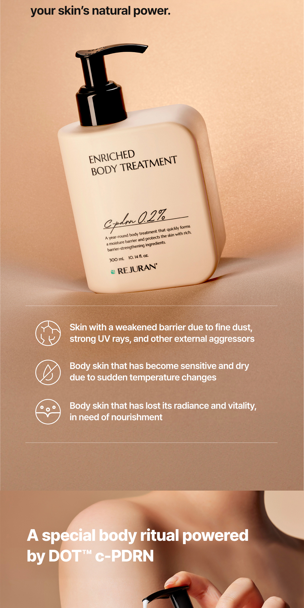 REJURAN] Enriched Body Treatment 300mL | Shopee Singapore