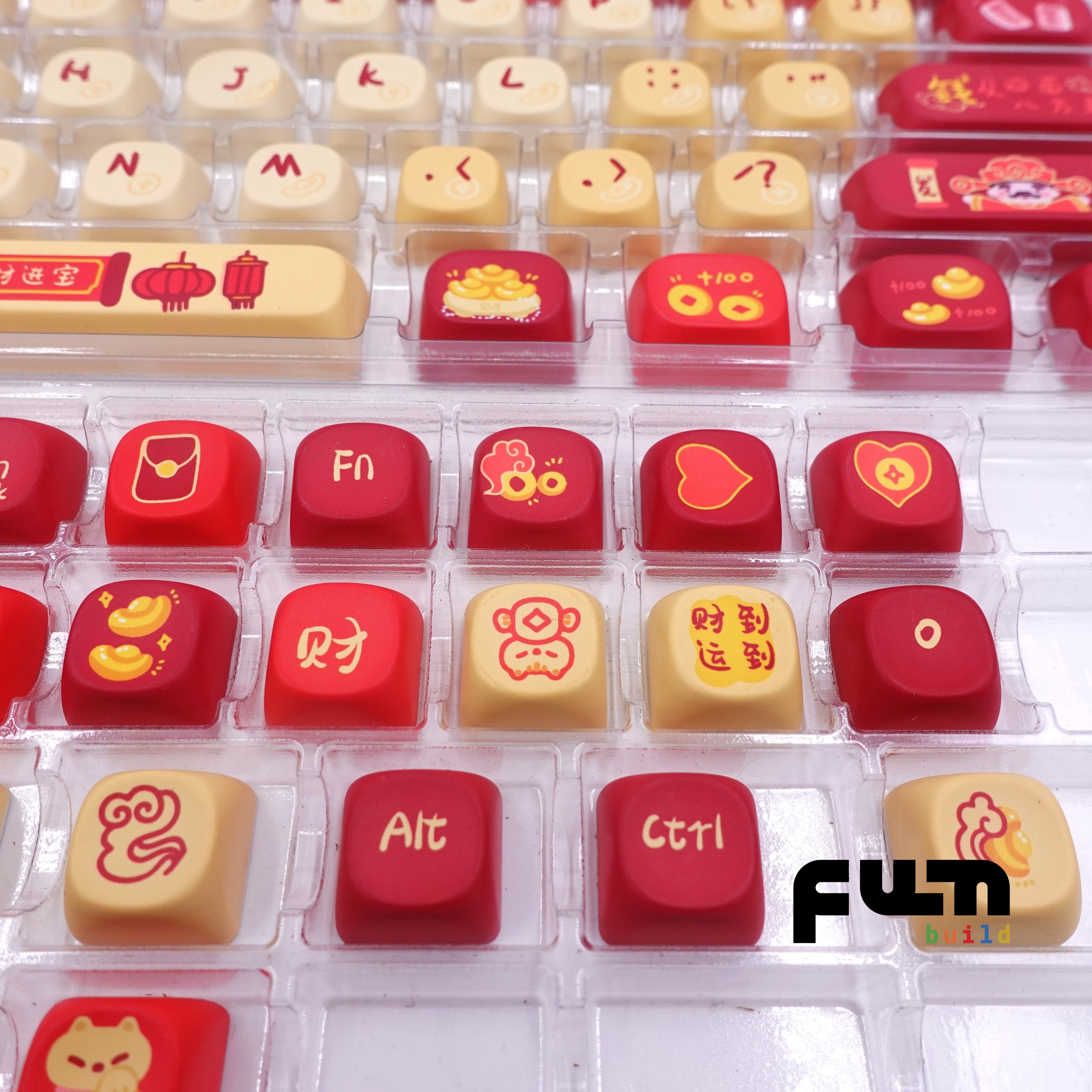 [GOD OF FORTUNE Keycaps][MOA Profile] Dye Sublimation Printed 127 Keys ...