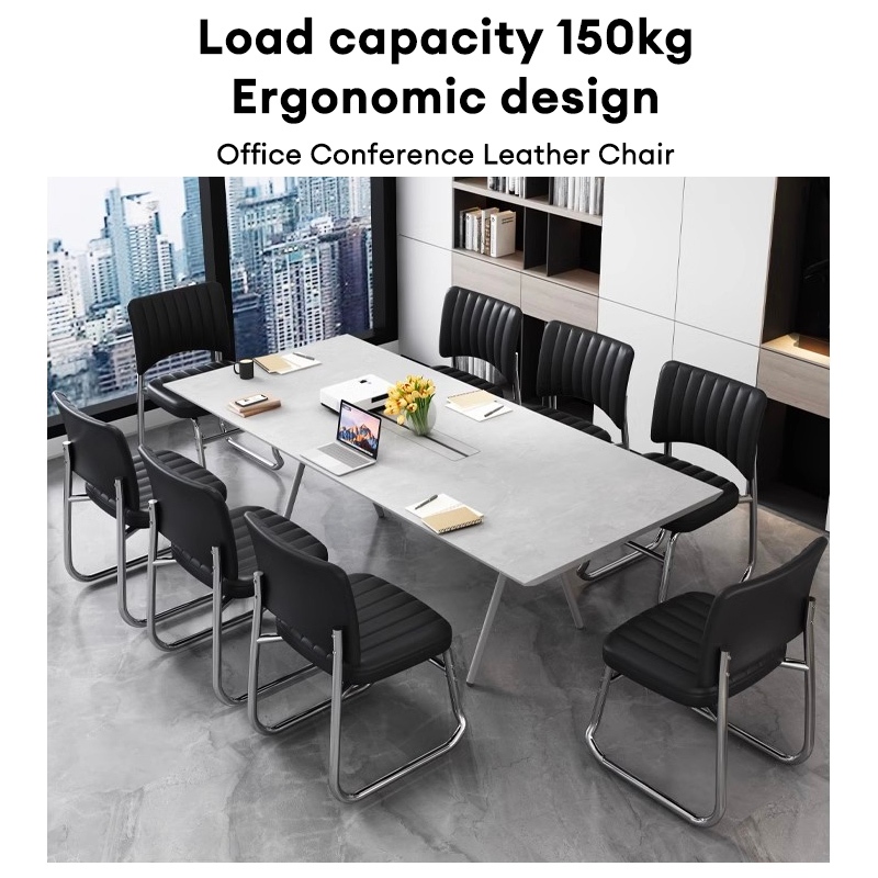 SNB Office Chair Study Chairs Ergonomic Computer Chair Sponge Leather ...