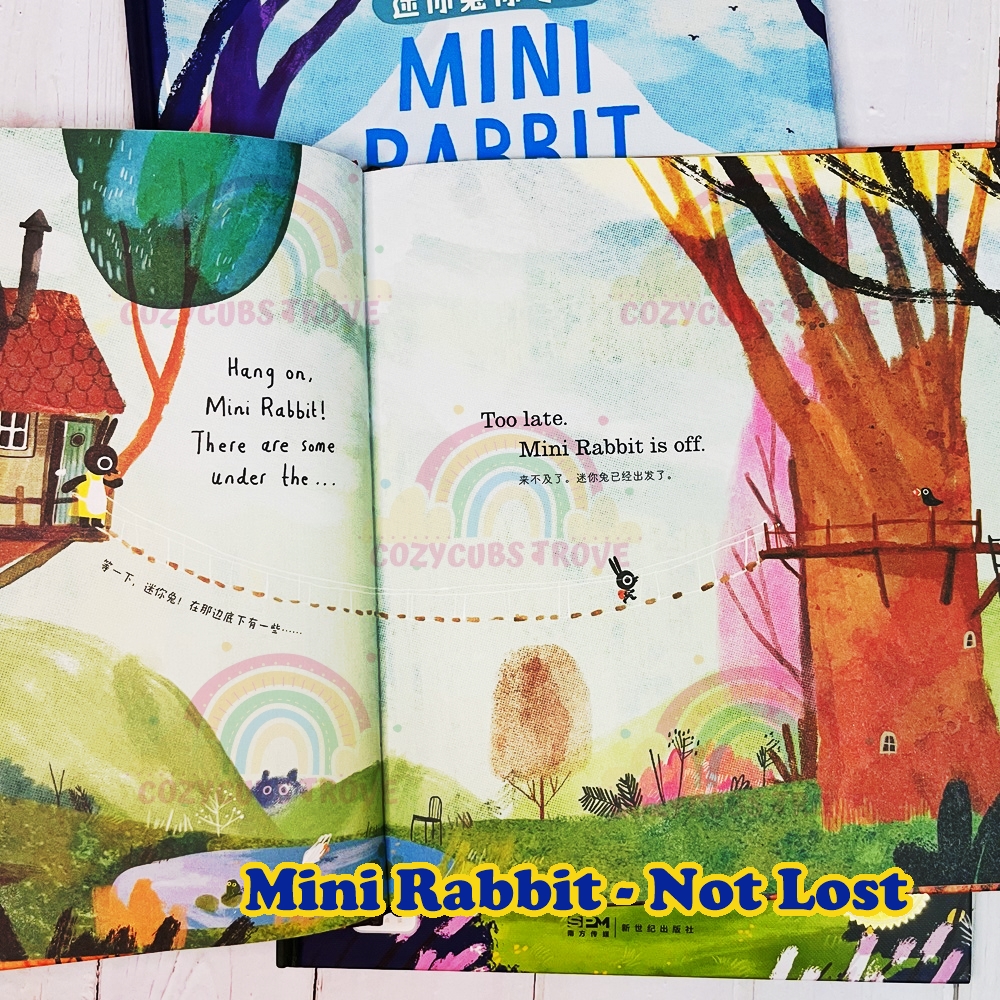 【SG】Mini Rabbit Bilingual Children Picture Books: Not Lost, Come Home ...