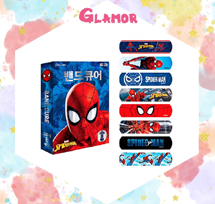 GlanCure - Marvel Iron Man Standard Bandage / Plasters for Kids 8pcs ...