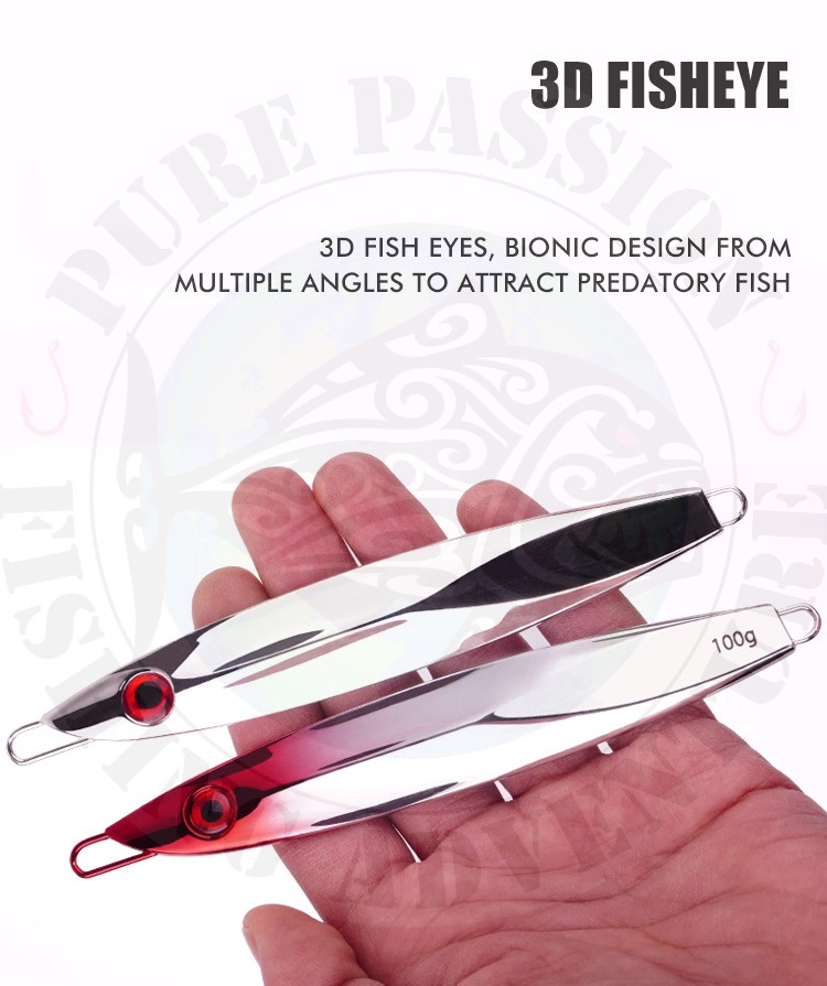 Tenggiri Chrome Knife Jig Fast Mirror Jig 60g/80g Mackerel Batang ...