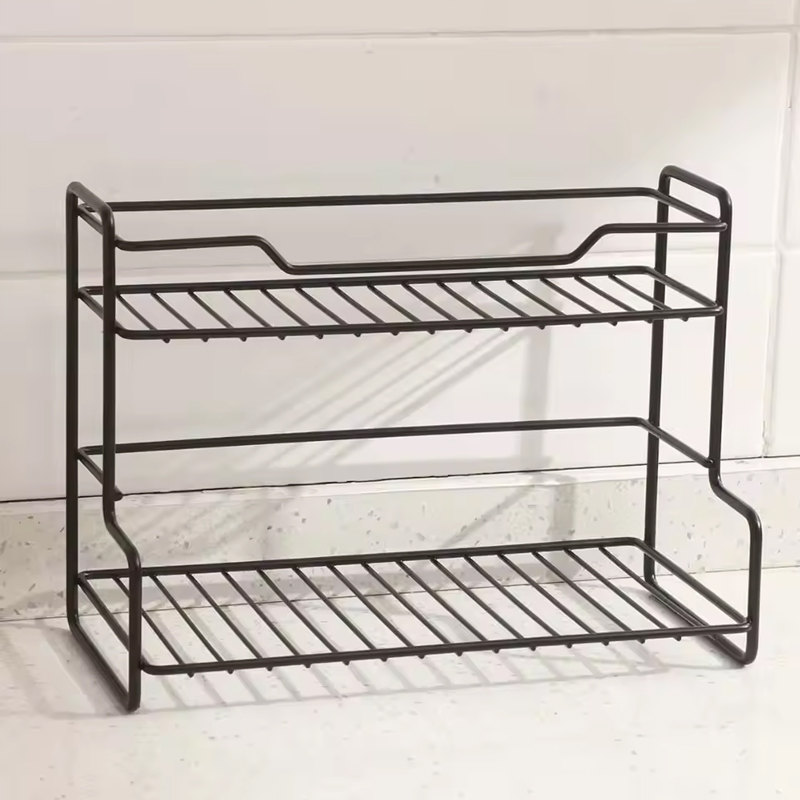 [SG Stock] Double Kitchen rack kitchen organiser spice rack organizer ...