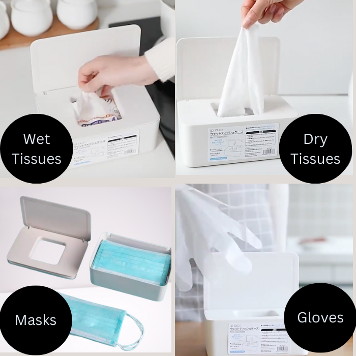 [SG INSTOCK] MInamalist Tissue Box ｜ Wet Tissue Box ｜ Acrylic Box ...