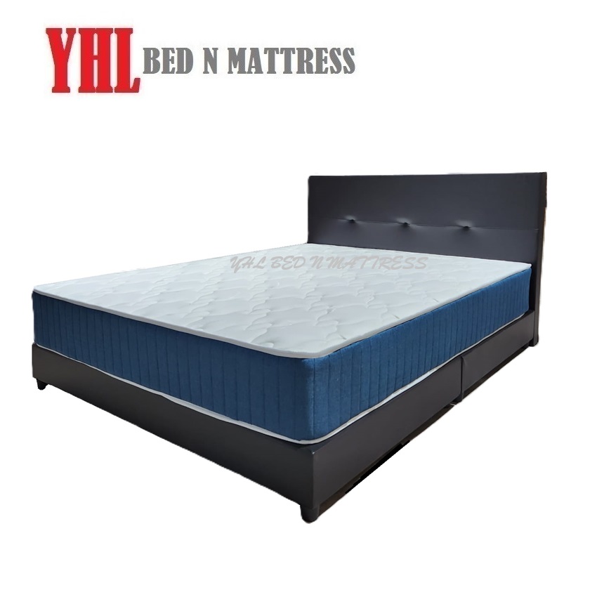 YHL New 9 Inch Pocketed Spring Mattress With Divan Bedframe (Available ...
