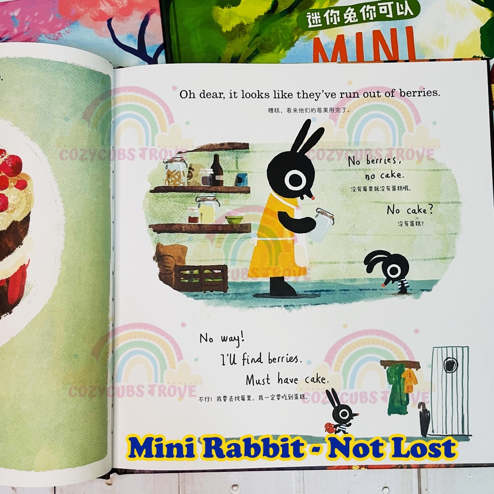【SG】Mini Rabbit Bilingual Children Picture Books: Not Lost, Come Home ...