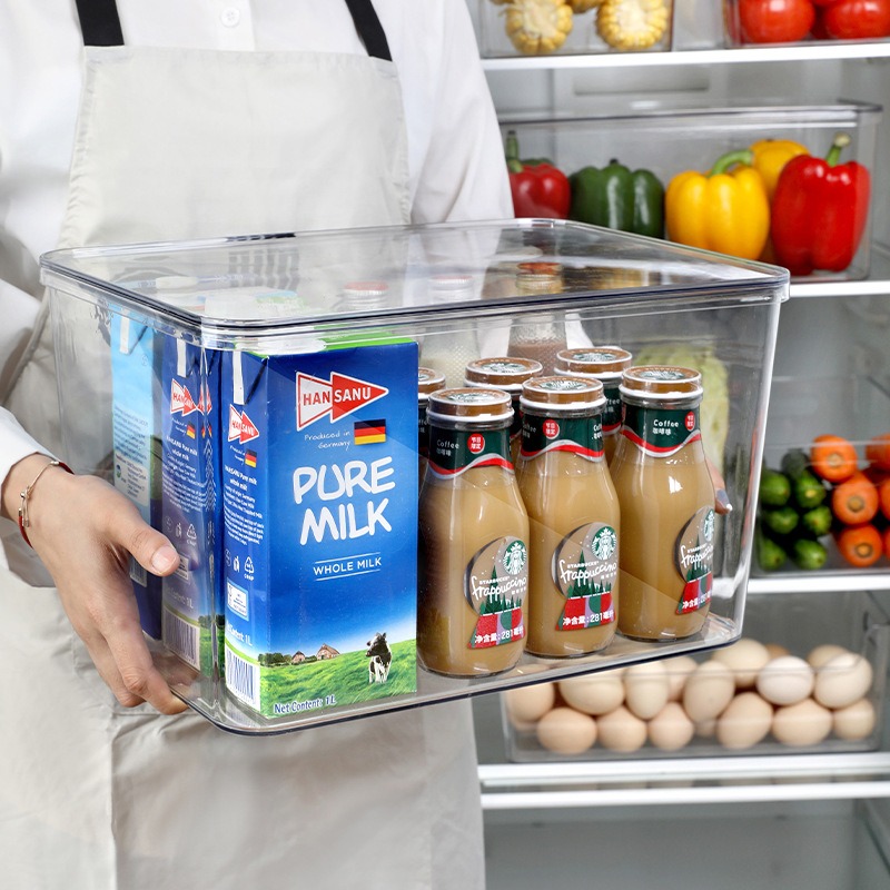 [READY STOCK ] Visible Transparent Storage Box with Lid Stackable ...