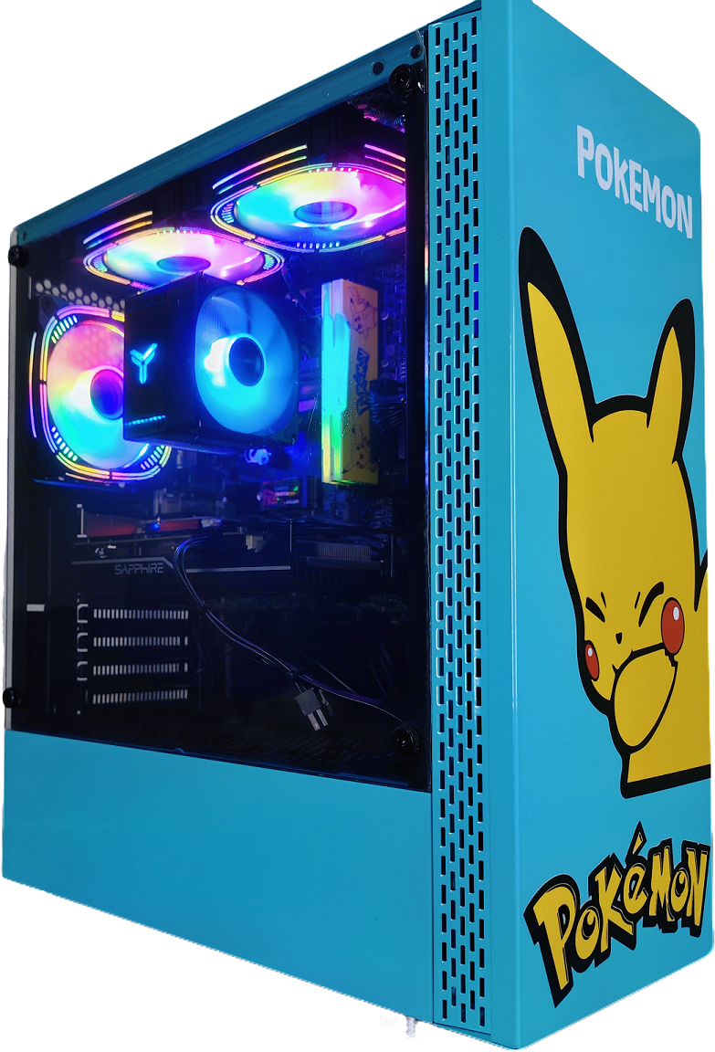 Pikachu Gaming Desktop PC | Custom Design | Pikachu Printed Rams ...