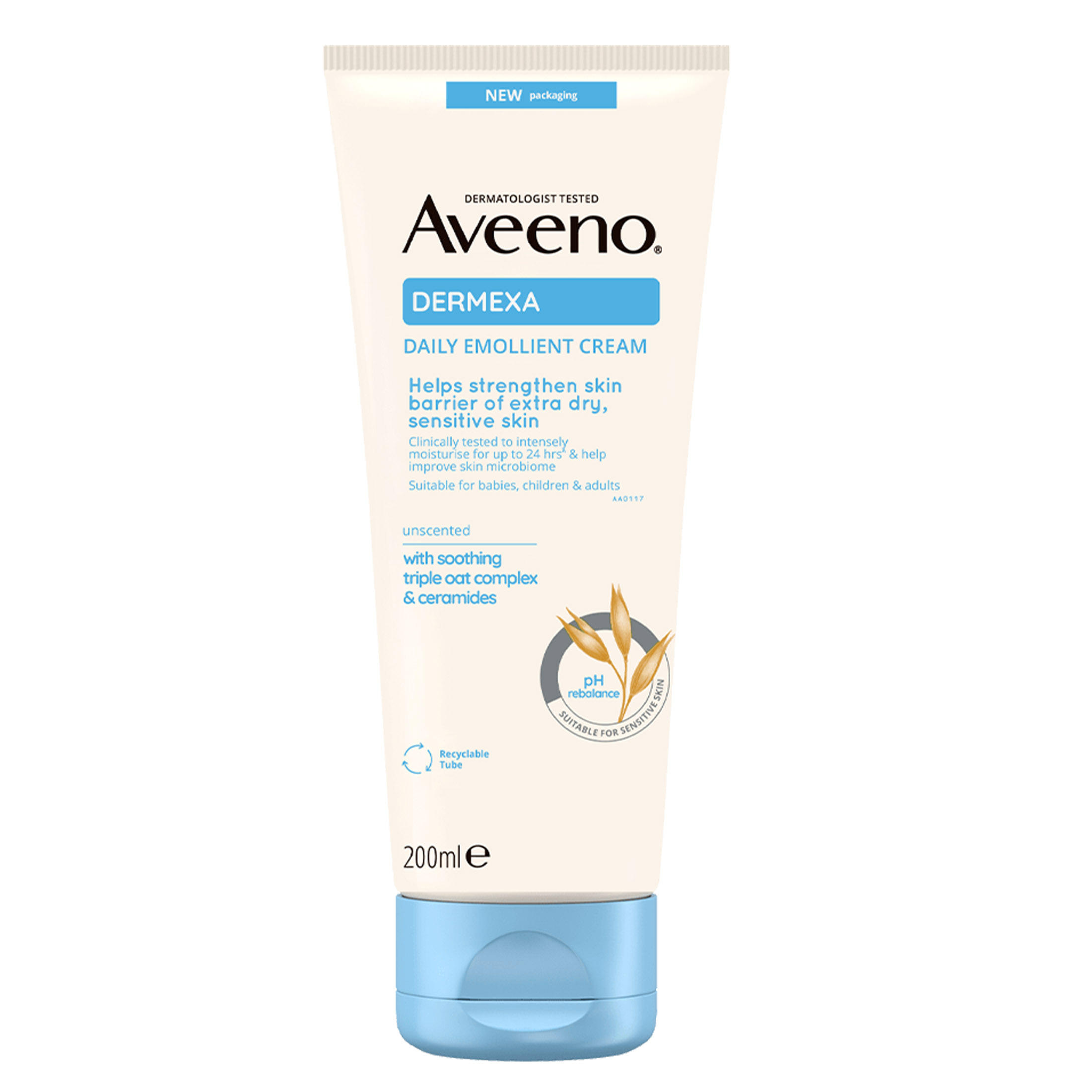 AVEENO Dermexa Daily Emollient Cream 200ml | Shopee Singapore