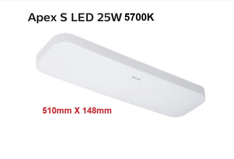 Philips LED Ceiling Light Apex - Rectangular / Square | Shopee Singapore