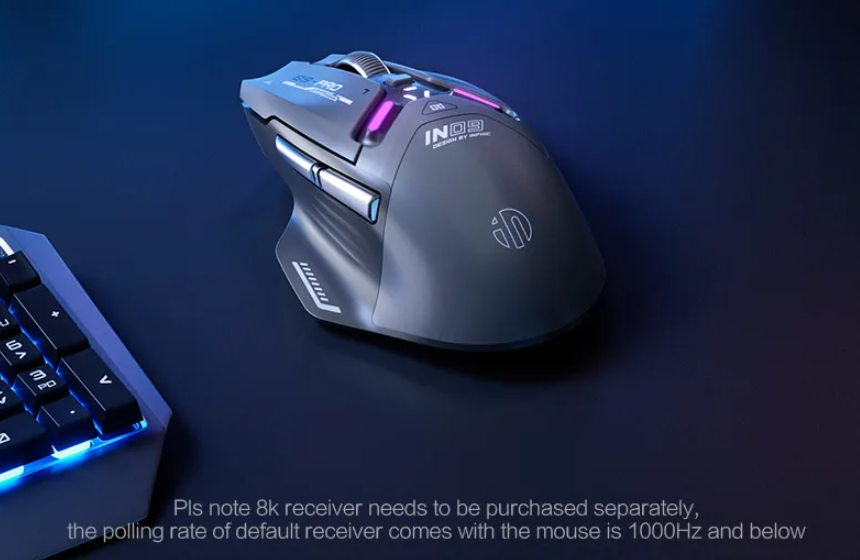 inphic IN9 pro Gaming Mouse Wireless/Wired/Bluetooth5.0 Tri-mode ...