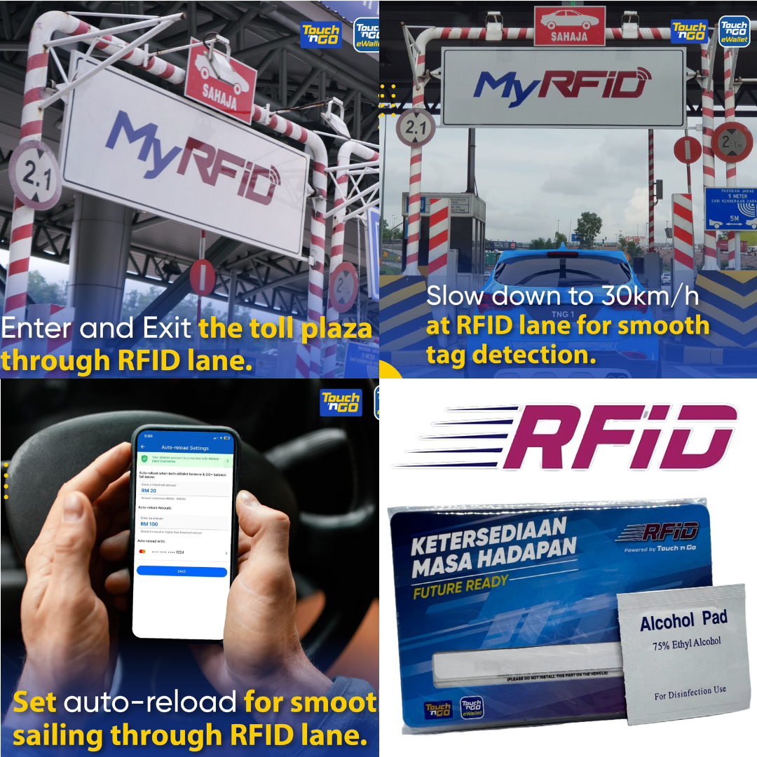 Touch N Go RFID Tag Self Fitment (DIY) Enhanced RFID Tag Holder ...