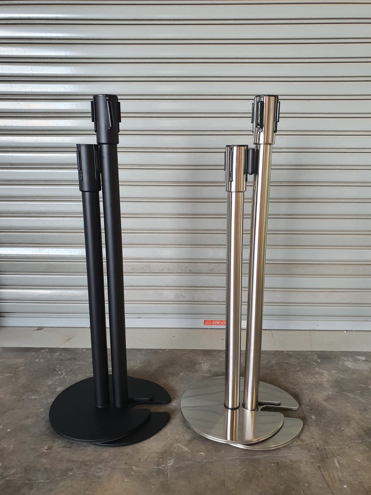 PREMIUM STACKABLE QUEUE POLE WITH 2M BELT | Shopee Singapore