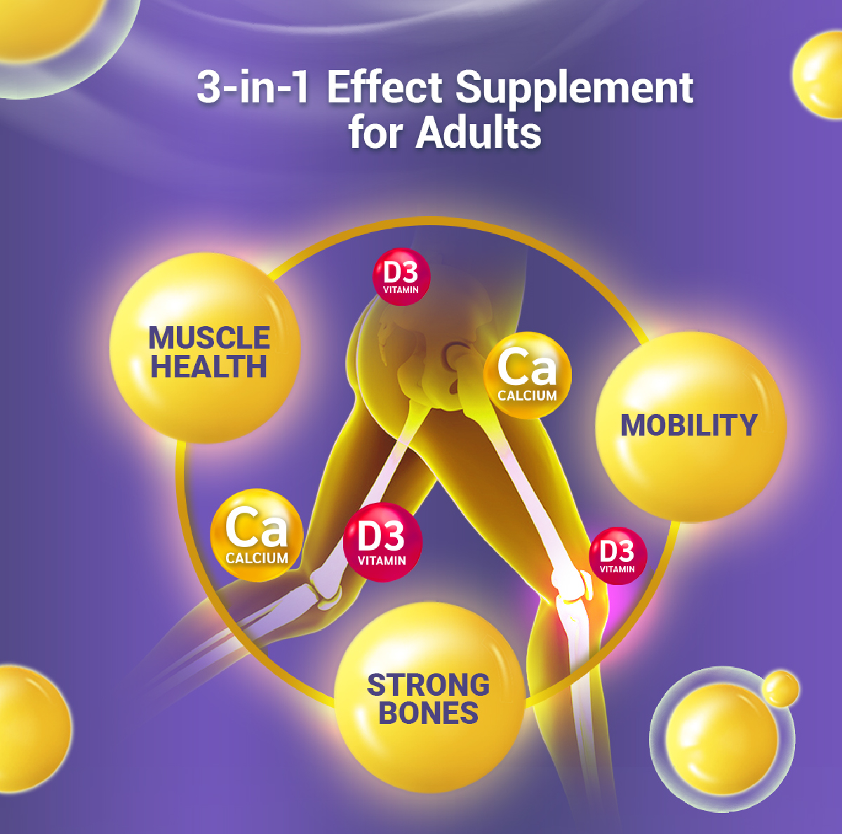 CALTRATE Bone & Muscle Triple Action PLUS Calcium + 500IU Vitamin D ...