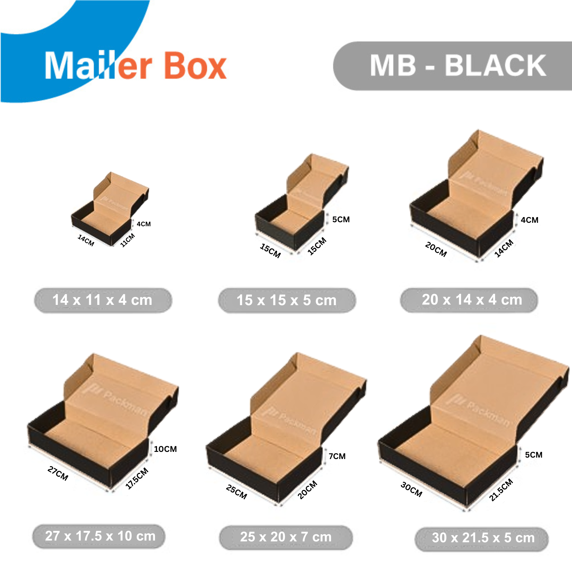 【WHOLESALE 50PC】Die Cut Mailer Boxes│Pizza, Postal, Courier, Gift ...