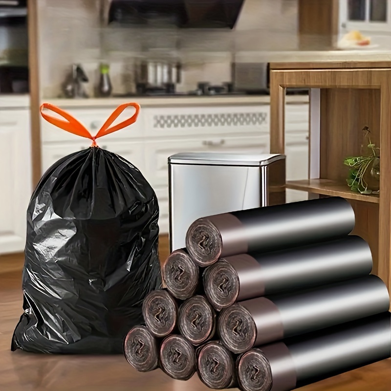 ArtLiving SG Thick Drawstring Trash Bag, 45x50cm 15pcs/Roll Trash Bags ...
