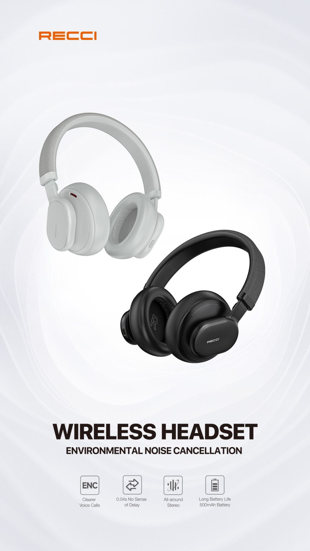 [OFFICIAL DEALER] RECCI WIRELESS HEADSET | Shopee Singapore