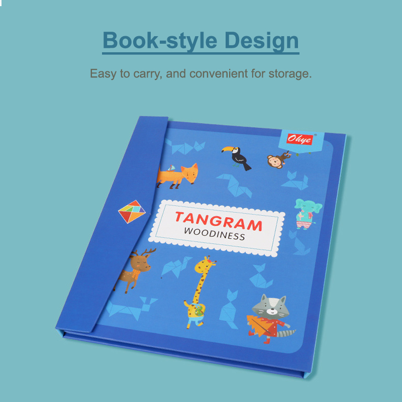 【SG Stock】 Tangram 3D Magnetic Tangram Puzzles for Kids Montessori ...