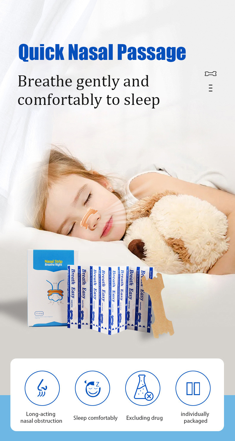 ⚡SG HOT SALE⚡10pcs Breathe Easy Patch Blocked Nose Release Breathning ...