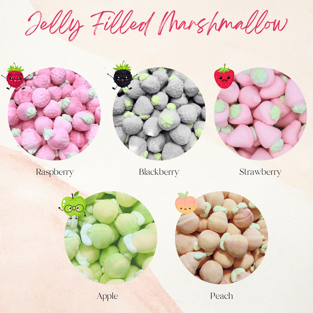 Candy Cottage Jelly Filled marshmallow - Gluten Free Marshmallow ...
