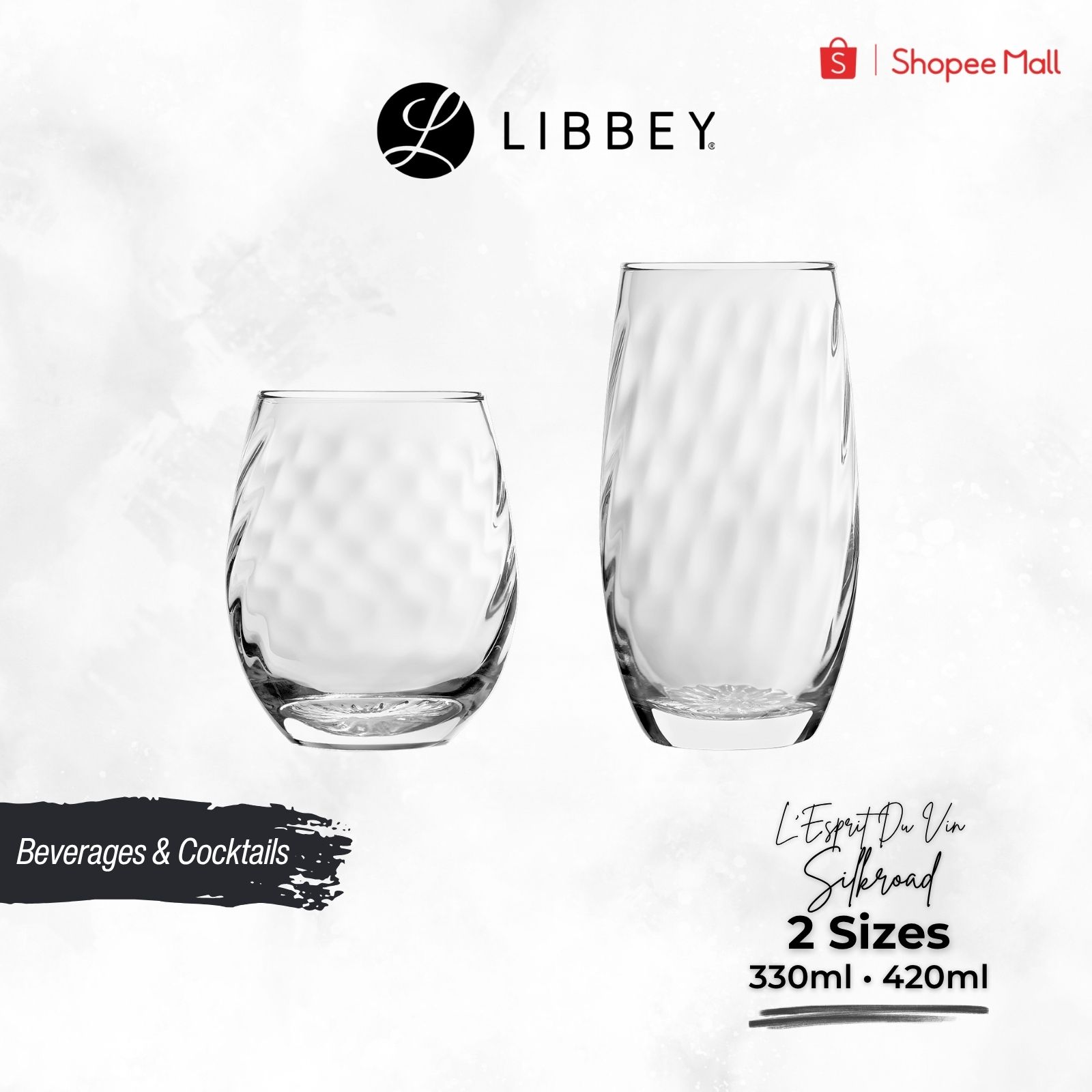 Libbey L'Esprit Du Vin Silkroad Glass Tumbler - Beverages & Cocktails ...